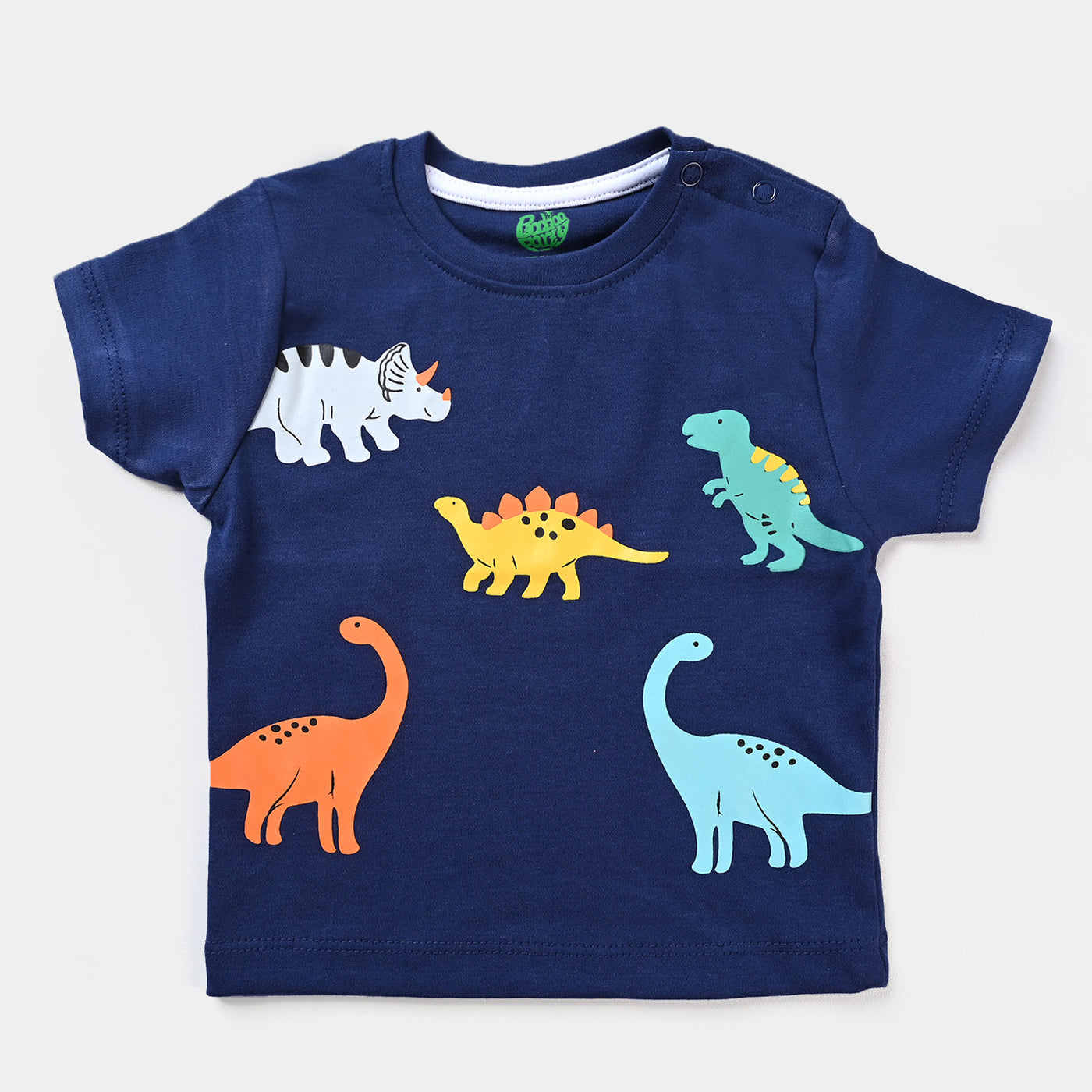 Infant Boys Cotton Jersey 2 Piece Set Dinosaurs- True Navy