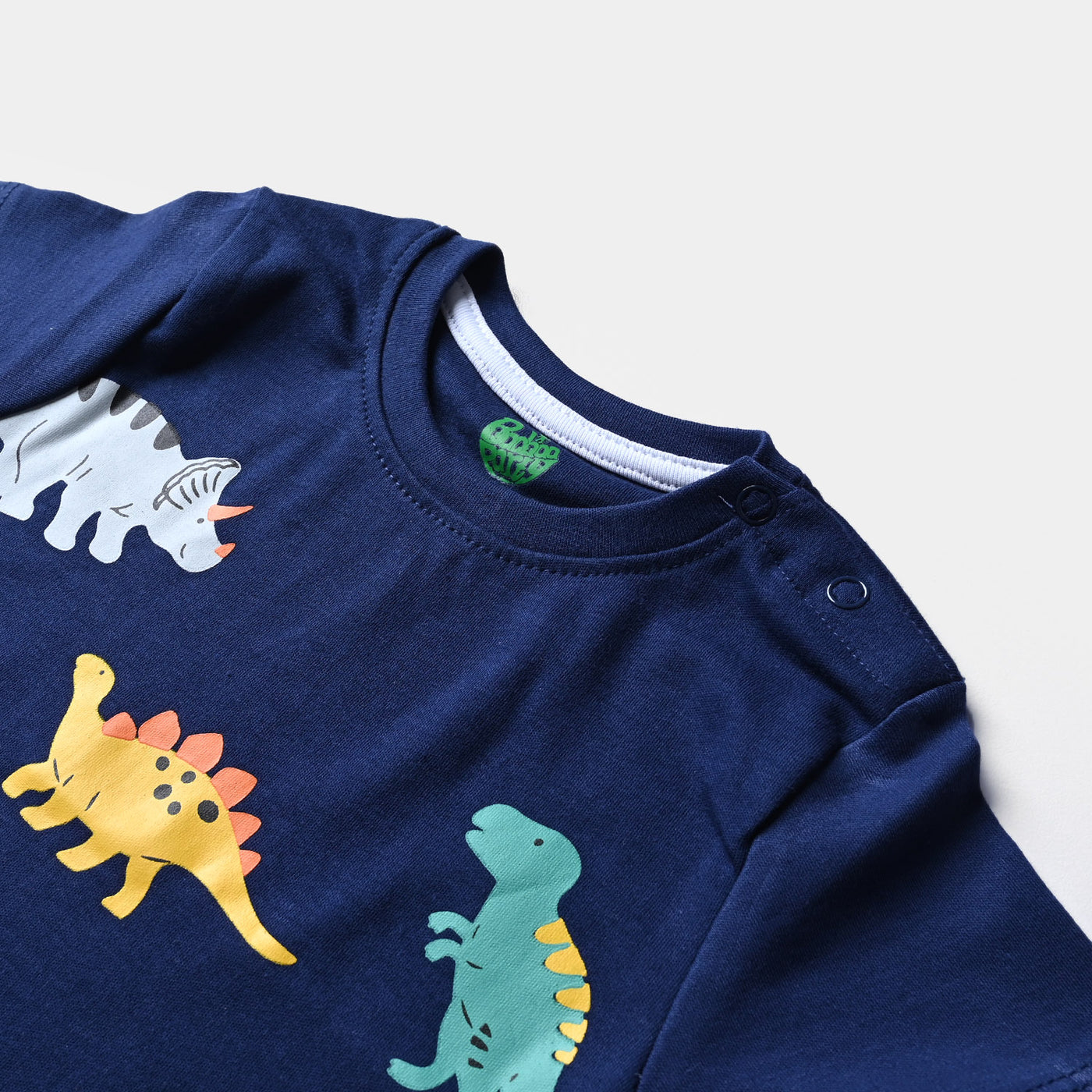 Infant Boys Cotton Jersey 2 Piece Set Dinosaurs- True Navy