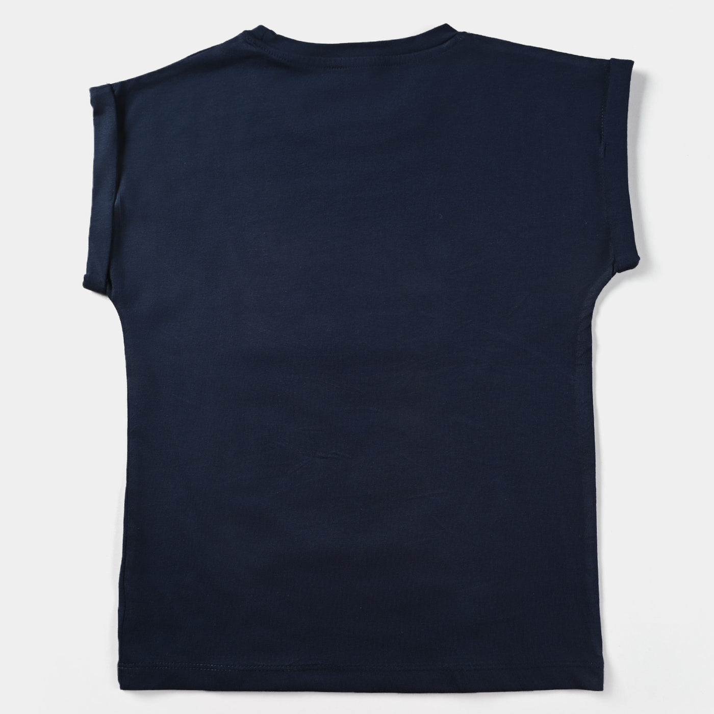 Girls Cotton Jersey T-Shirt H/S Character-True Navy