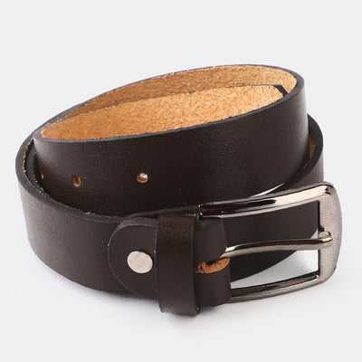 Kids Belt Plain Brown