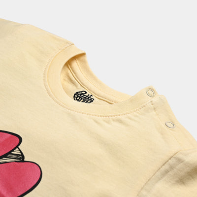 Infant Girls Cotton Jersey T-Shirt -A.Gleam