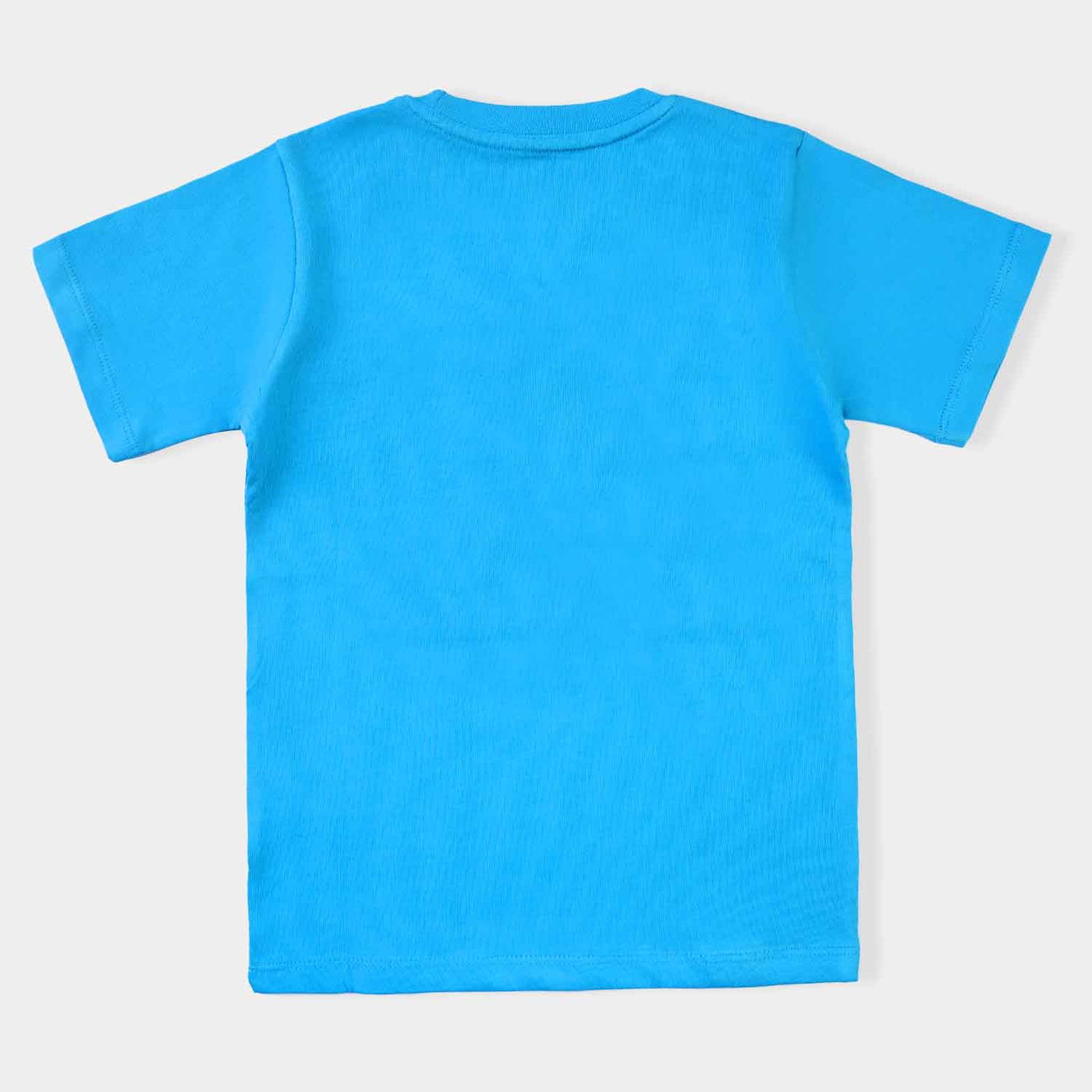 Boys Cotton Terry T-Shirt H/S Tiger-Blue