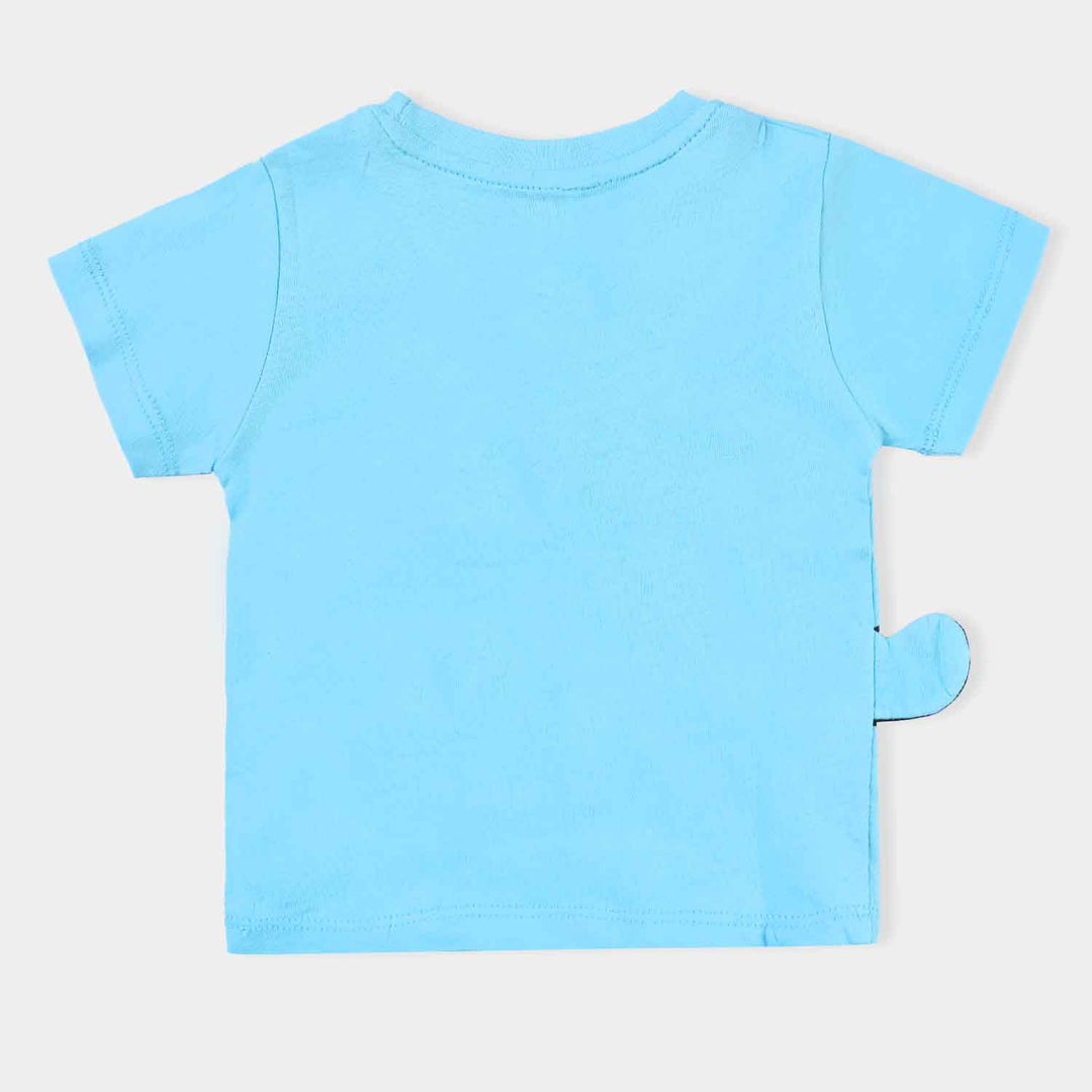Infant Boys Cotton Terry T-Shirt Up In The Clouds-Atomizer