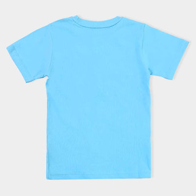 Boys Cotton Terry T-Shirt H/S Up In The Clouds-Atomizer
