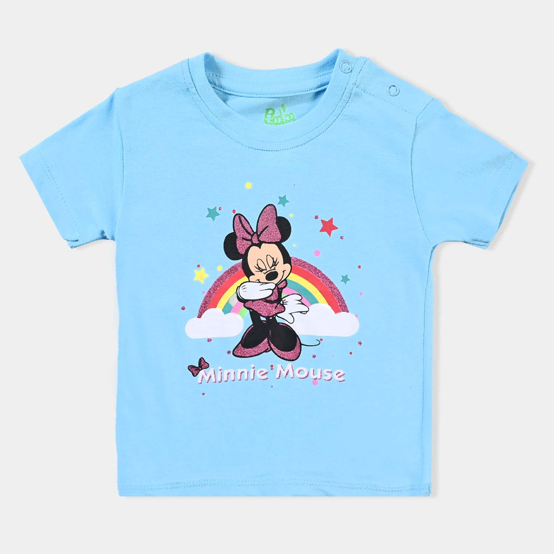 Infant Girls Cotton Jersey T-Shirt Character & Rainbow-T.Breeze