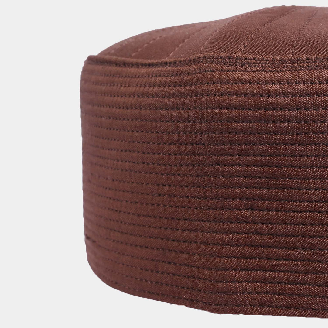 Islamic Prayer Cap-Brown