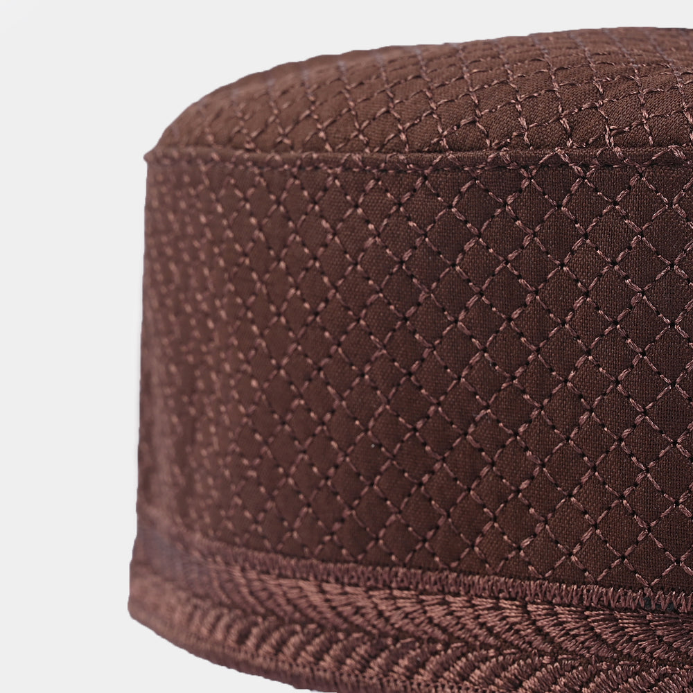 Islamic Prayer Cap-Brown