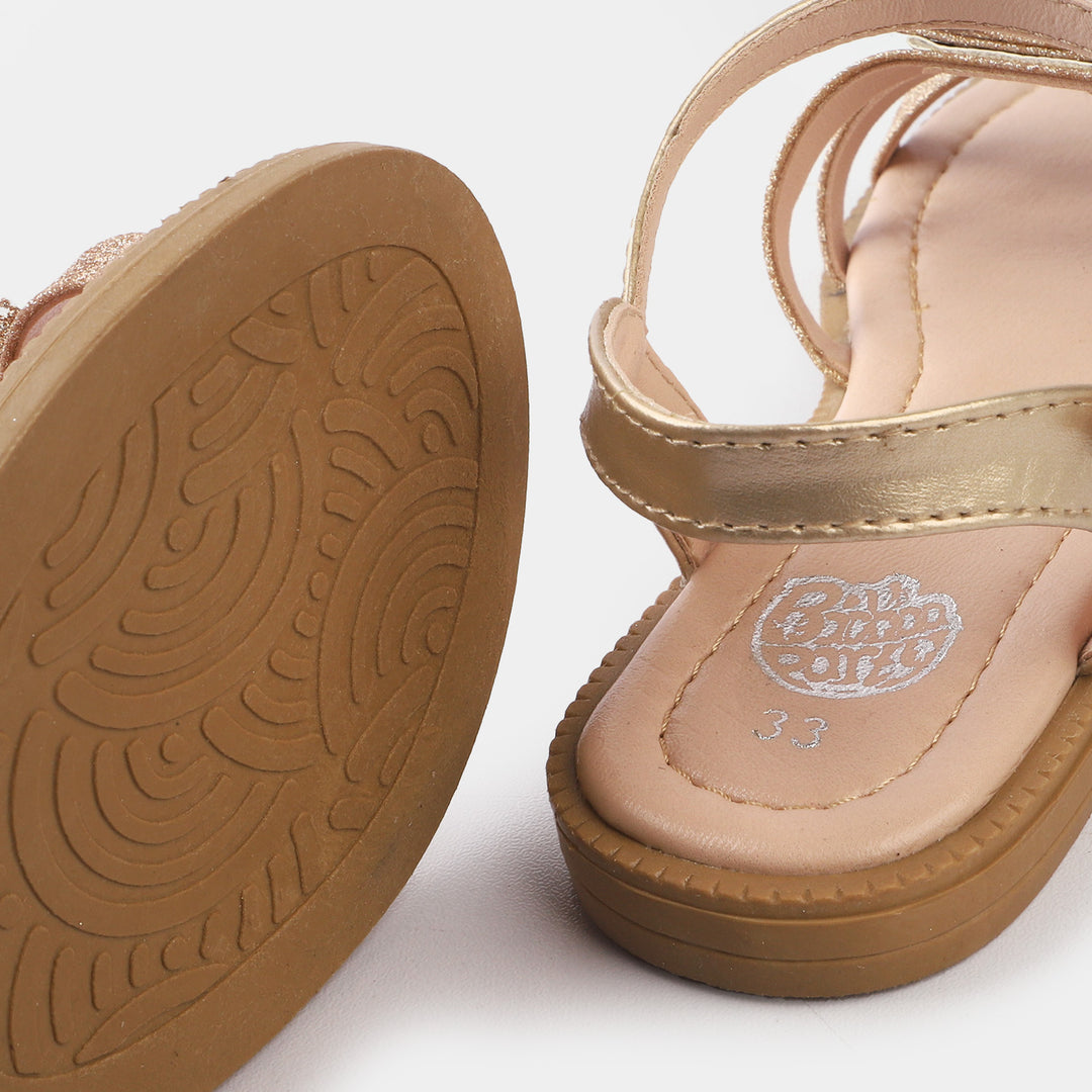 Girls Sandals 456-62-Golden