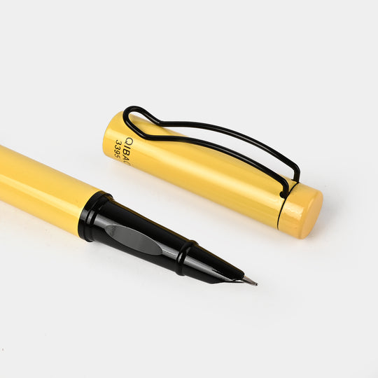 Fancy Fountain Ink Pen with Plastic Case