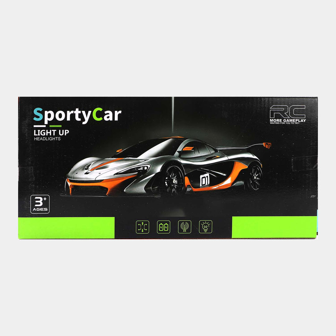 Remote Control Sports Car With Light For Kids