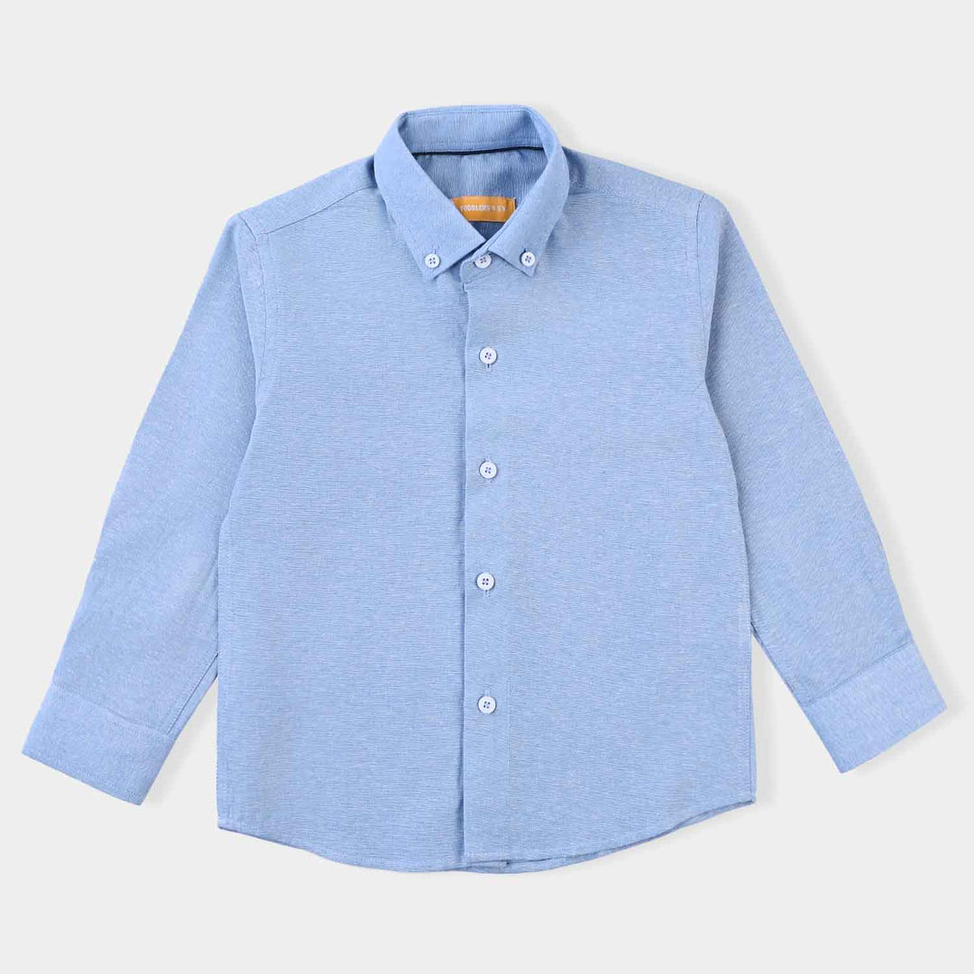 Boys Oxford Formal Shirt - Blue