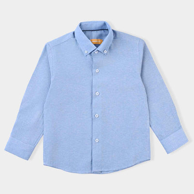 Boys Oxford Formal Shirt - Blue