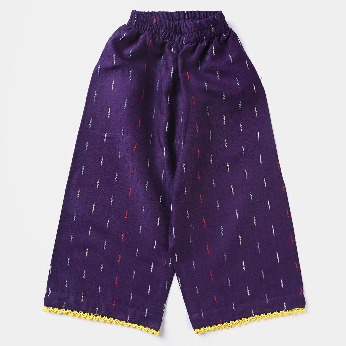 Infant Girls Jacquard EMB 2PC Suit Little-Purple