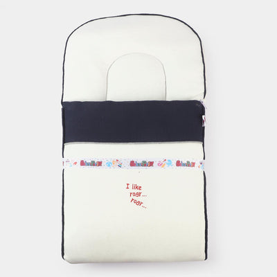 Baby Carry Nest Printed - White