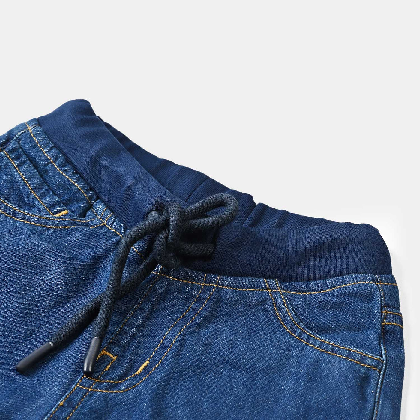 Boys Denim rigid Short-Mid Blue