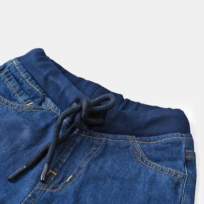 Boys Denim rigid Short-Mid Blue