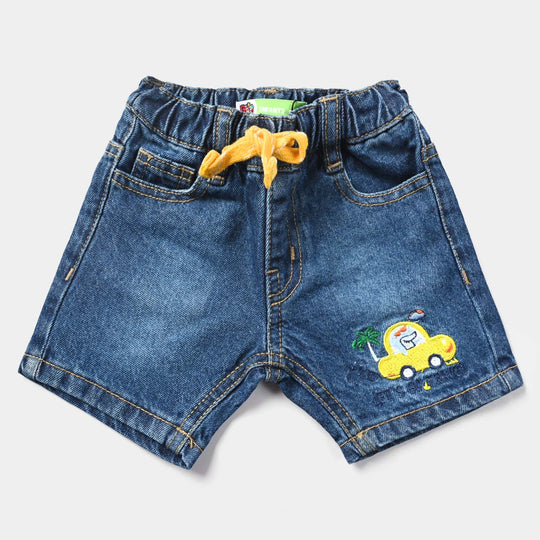 Infant Boys Denim rigid Short Lets Go Travel-LT.Blue