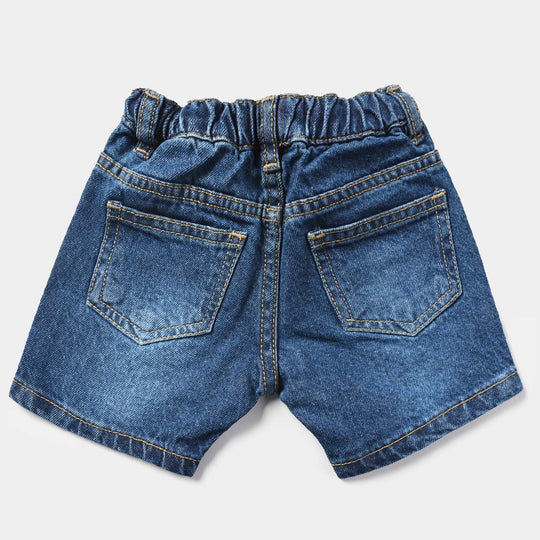 Infant Boys Denim rigid Short Lets Go Travel-LT.Blue