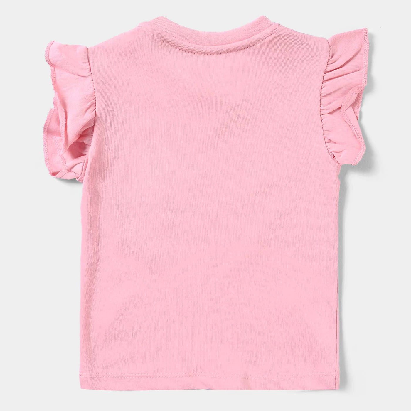 Infant Girls Cotton Jersey T-Shirt Summer & Friends-Candy Pink