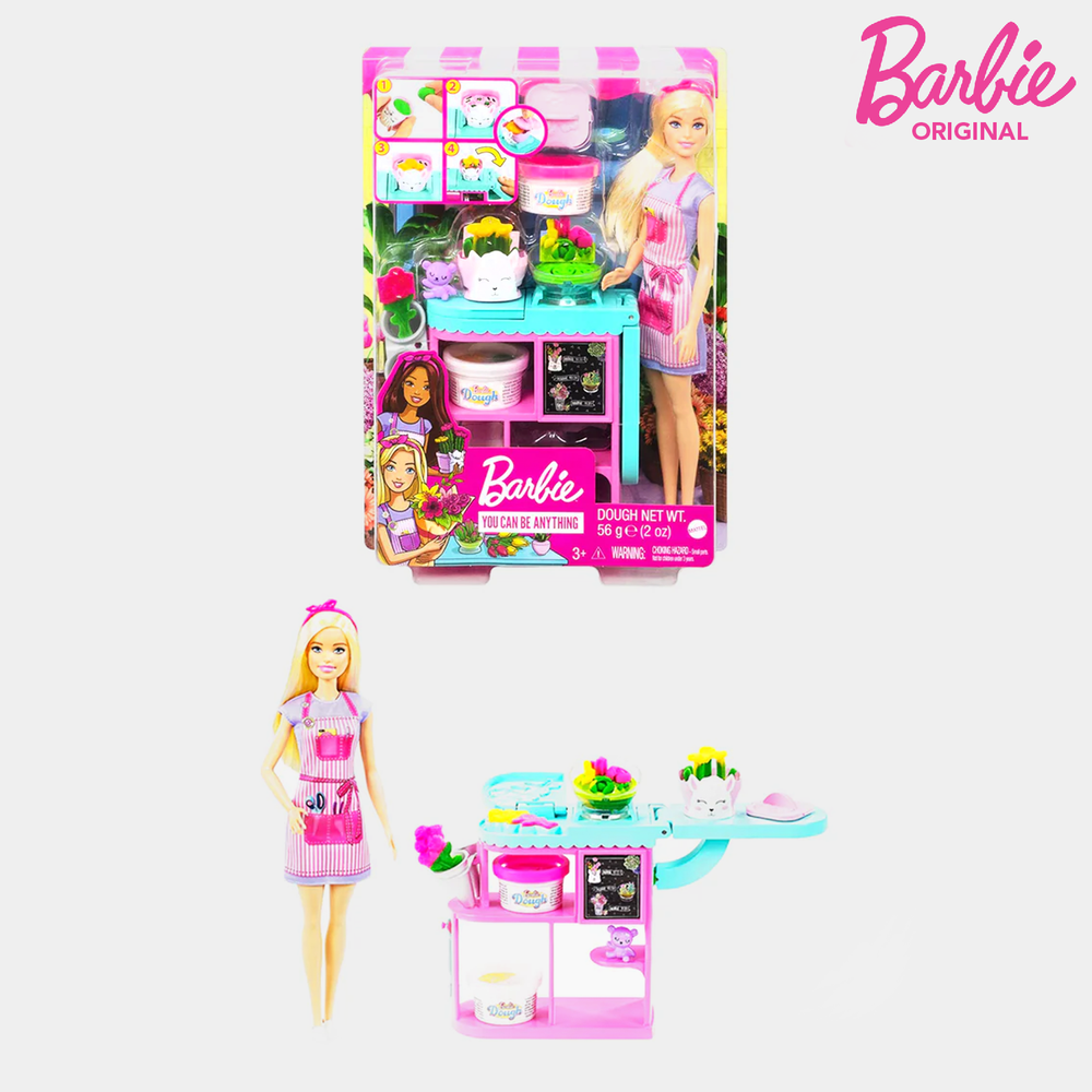 Barbie Doll With Play Dough Set