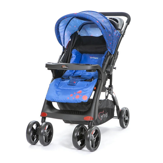 Tinnies Baby Stroller Revers Handle Royal Blue C-18D