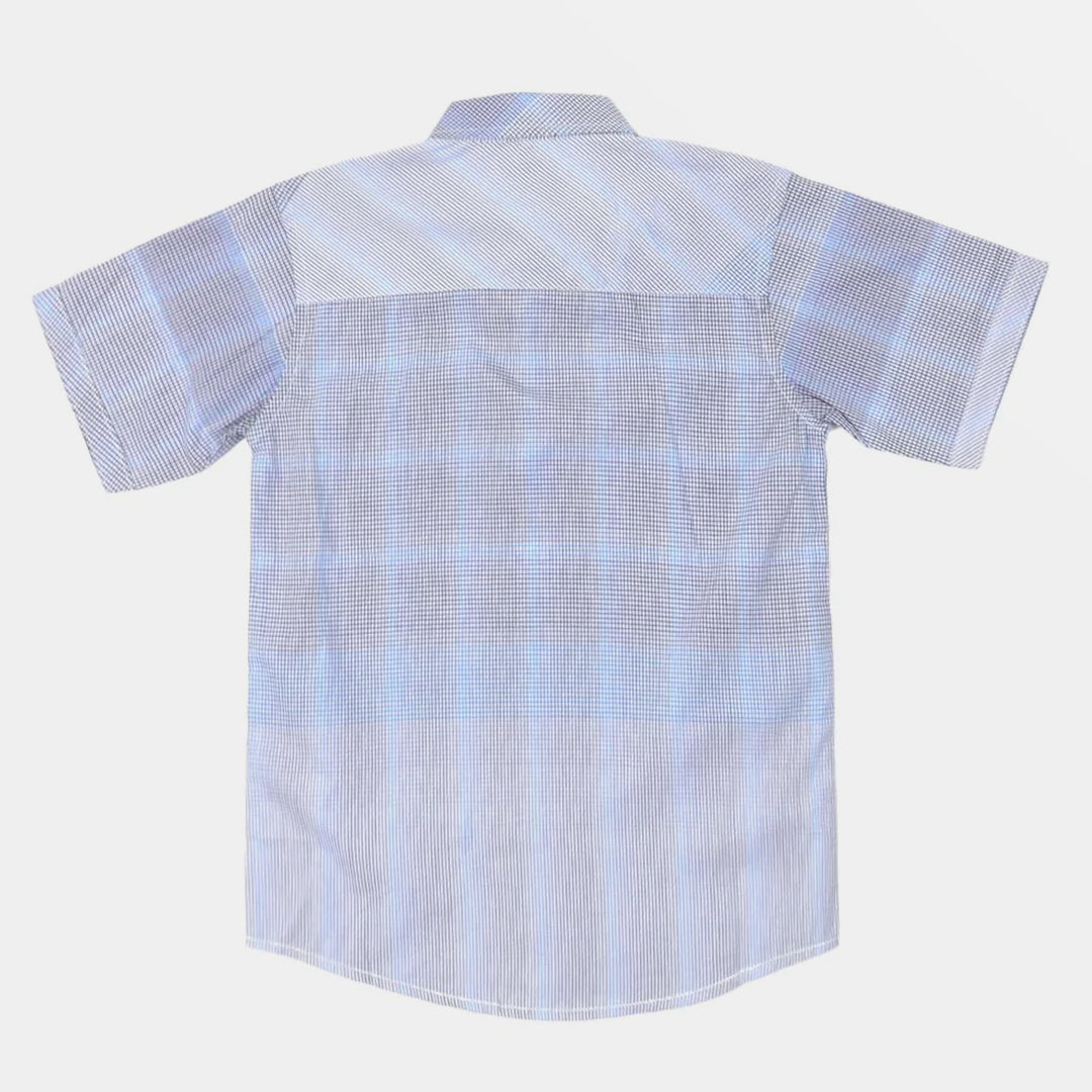 Infant Check Casual Shirt For Boys - Blue