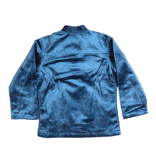 Girls Woven Jacket Zip - Blue