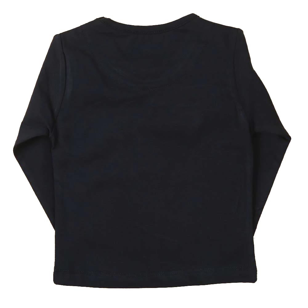 Beautiful T-Shirt For Girls - Navy Blue