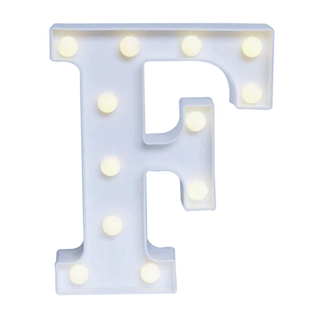 Decoration Alphabet Led Light -"F"