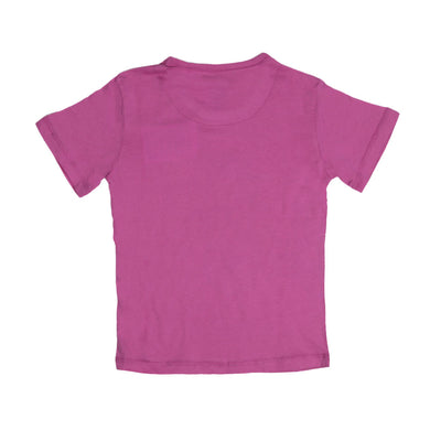 Flower Cycle T-Shirt For Girls - Purple
