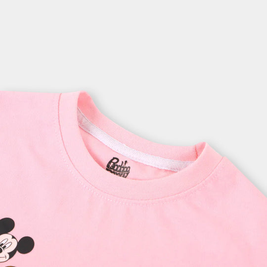 Girls T-Shirt Friends - Light Pink