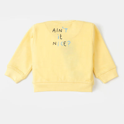 Infant Boys Sweatshirt Home - Lemon
