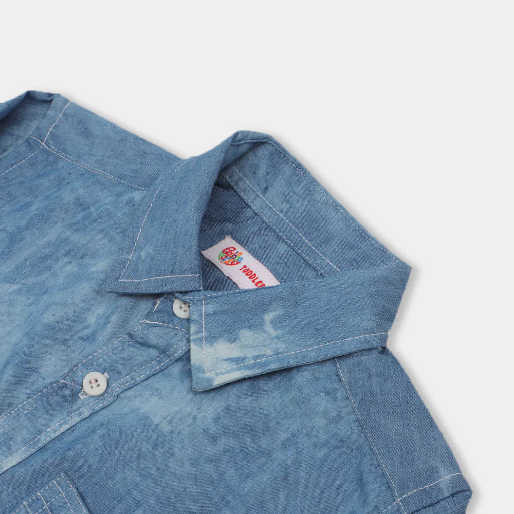 Boys Casual Shirt Blue Water