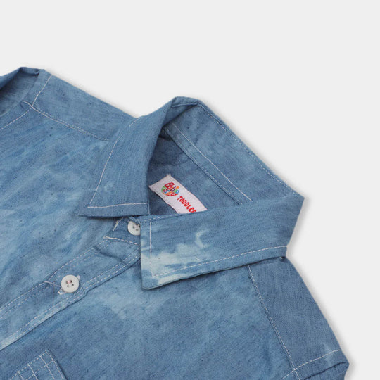 Boys Casual Shirt Blue Water