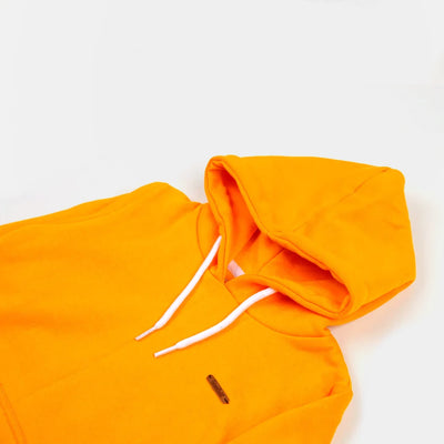 Pull Over Hooded Jacket For Boys - R.Yellow