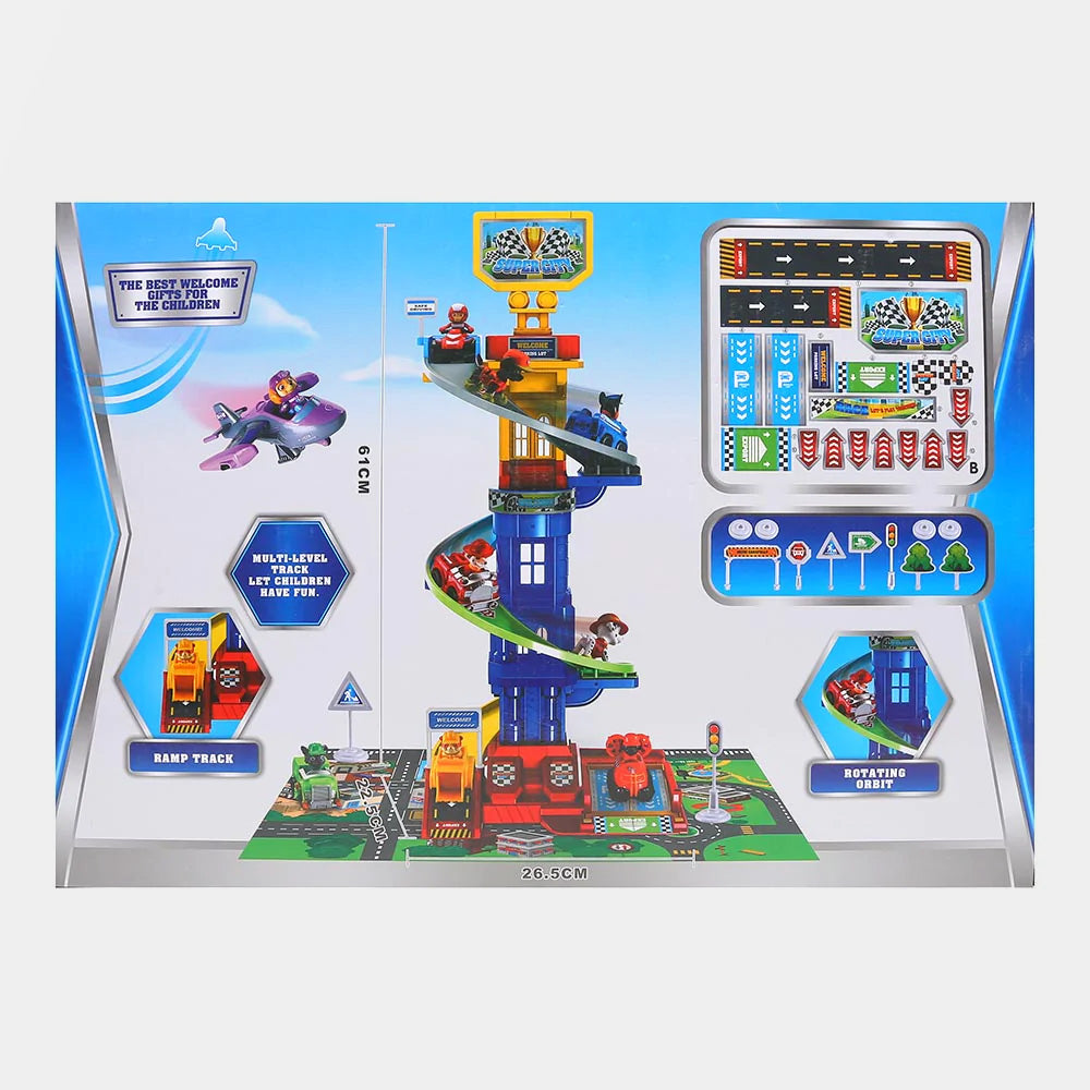 Welcome Garage Parking Play Set