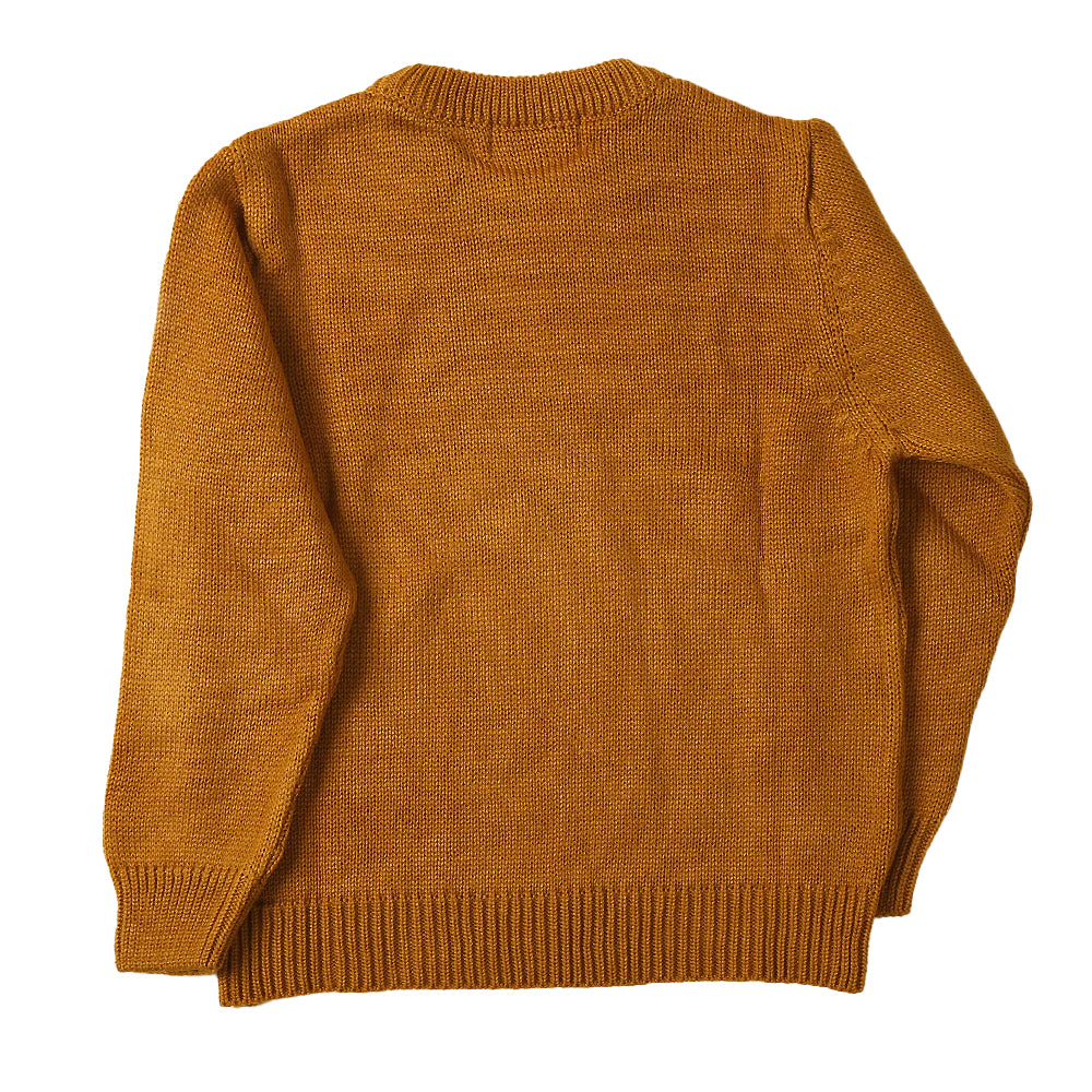 Basic Sweater For Girls - Brown