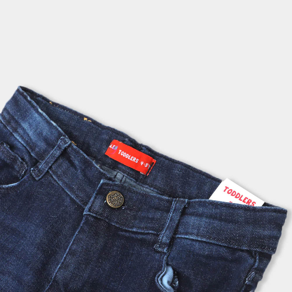 Boys Pant Denim Basic - DARK BLUE