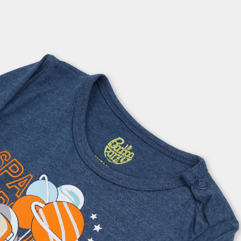 Infant Boys T-Shirt Space -Blue