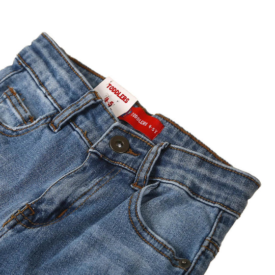 Basic Denim Pant For Boys - L.Blue