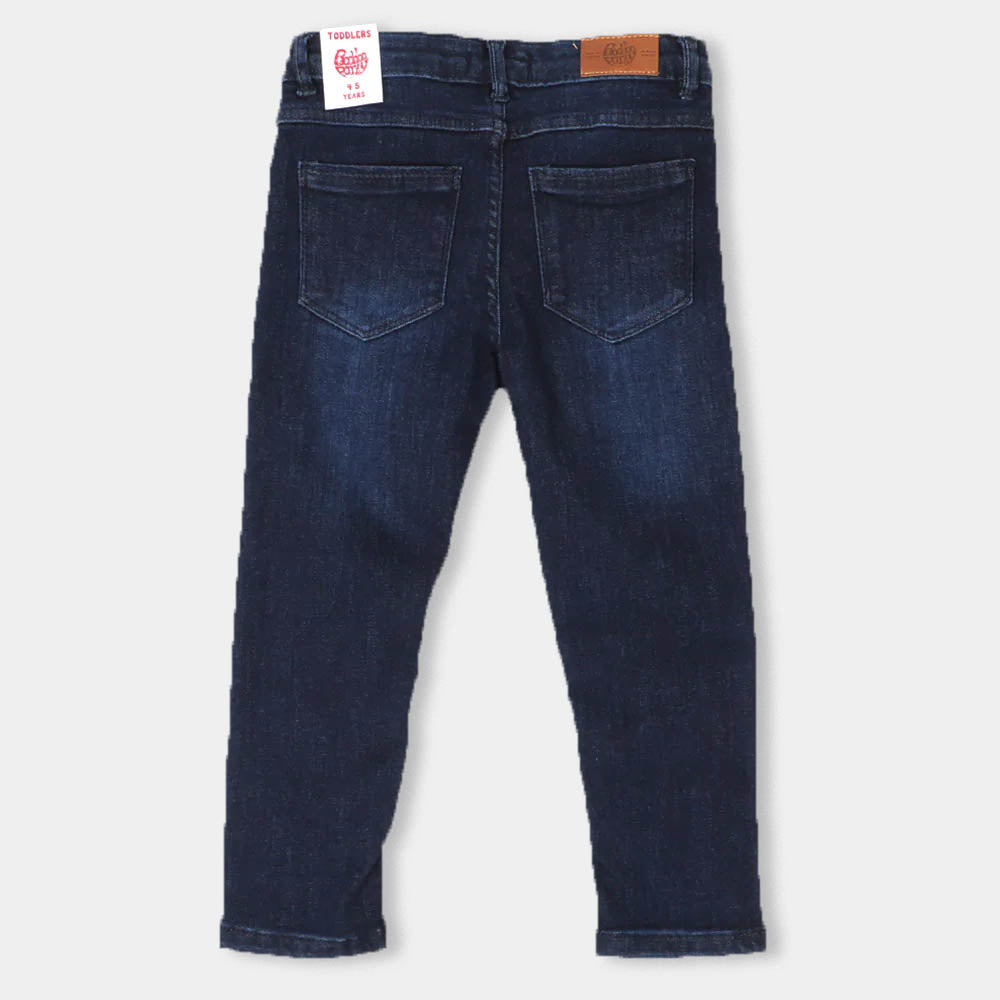 Boys Pant Denim Basic - DARK BLUE