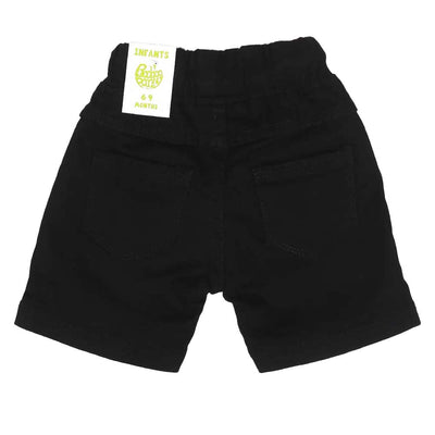 Infant Boys Denim Shorts - BLACK