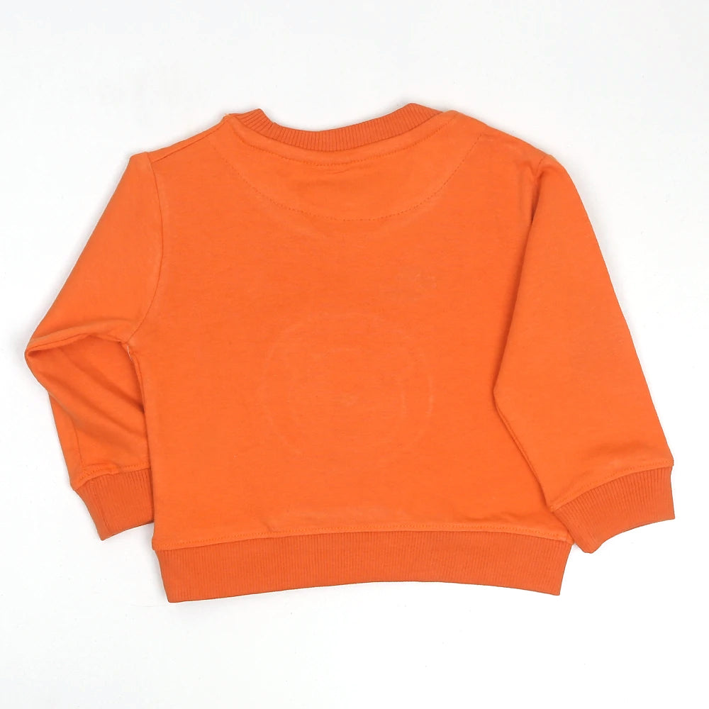 Infant Boys Sweatshirt Lion - Orange