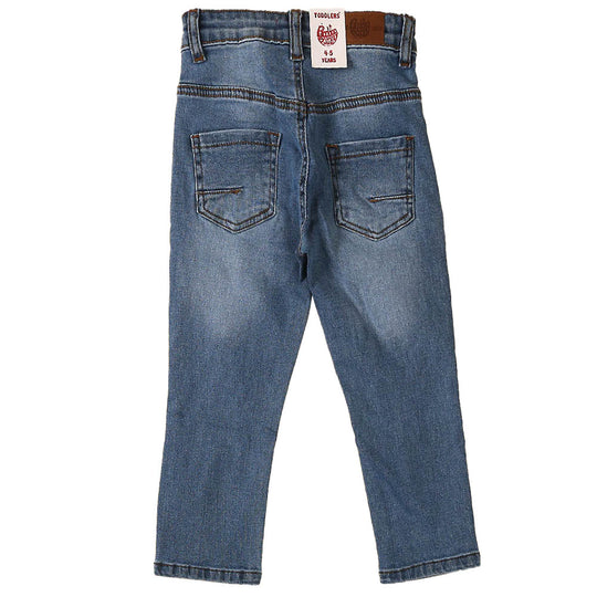 Basic Denim Pant For Boys - L.Blue