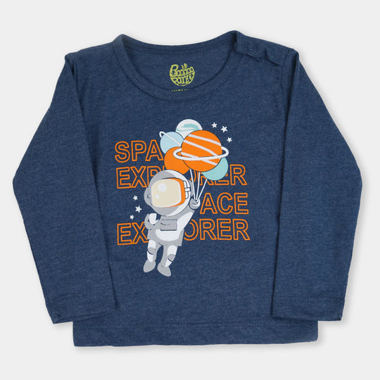 Infant Boys T-Shirt Space -Blue