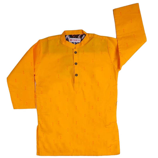 Printed Doha Kurta For Boys - Citrus