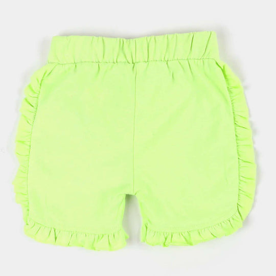 Infant Girls Knitted Short Go - Green