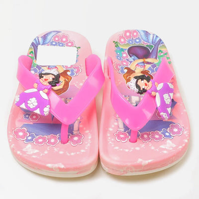 Princess Character Girls Slipper - L.Pink