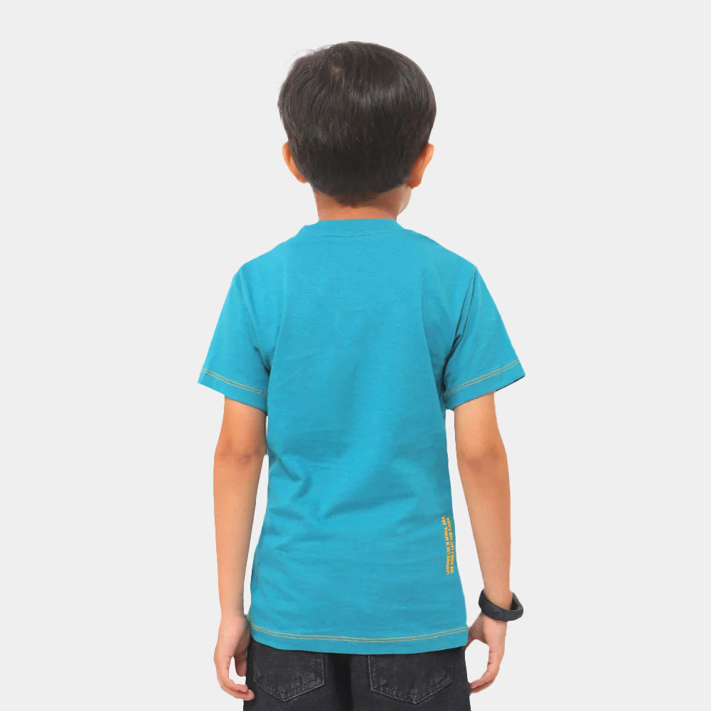 Boys T-Shirt Shoot me - Blue