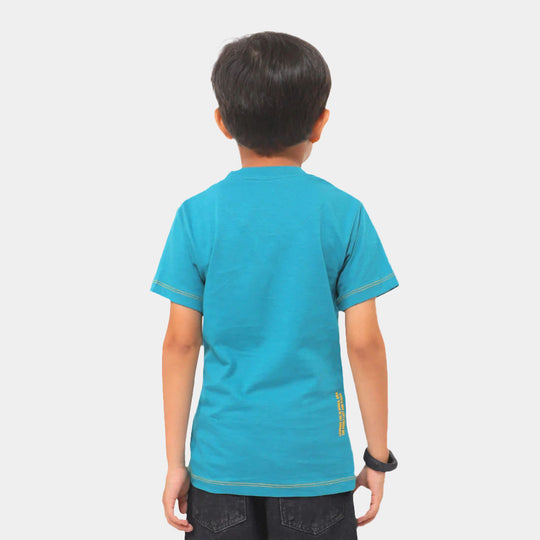 Boys T-Shirt Shoot me - Blue